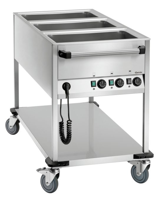 Carro baño maría de Bartscher 200262 calor por agua.