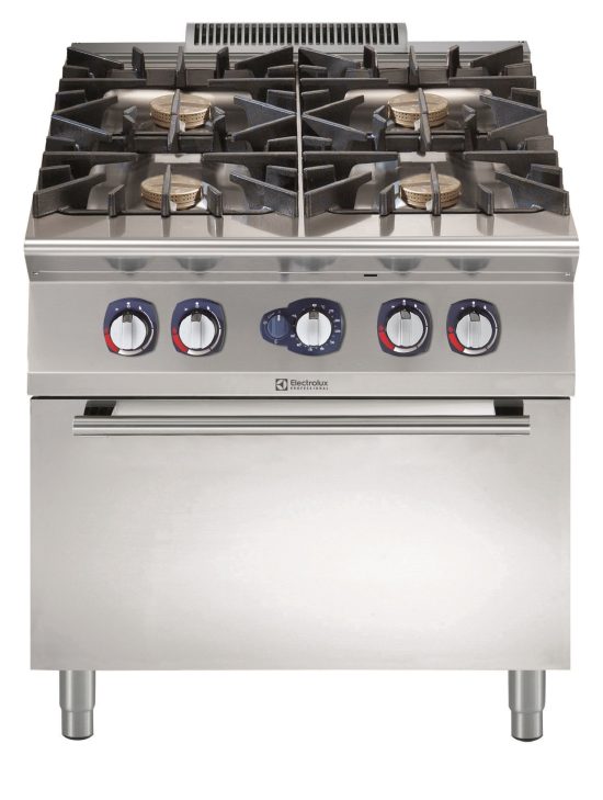 Cocina a gas 4 fuegos + horno Electrolux 900 XP 391006