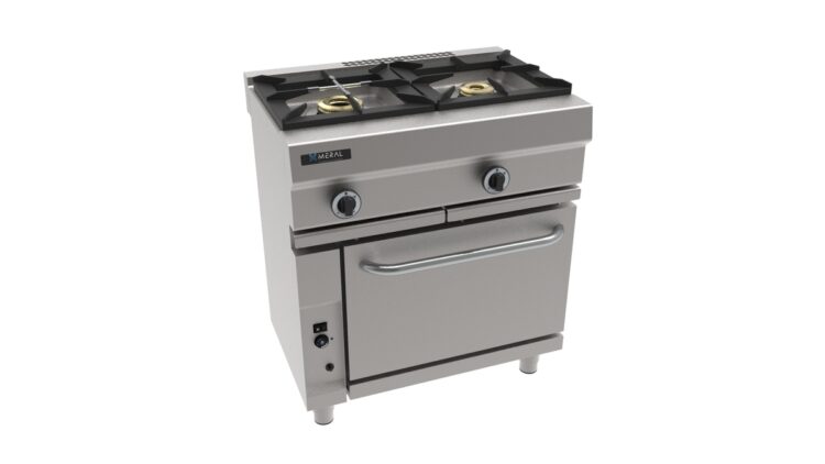 Cocina 2 Fuegos con Horno Meral MERCOOK HORNO 55-2F