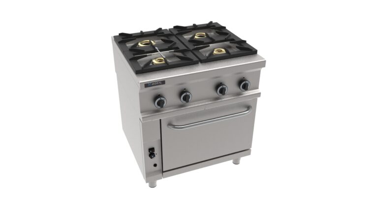 Cocina 4 Fuegos con Horno Meral MERCOOK HORNO 75-4F