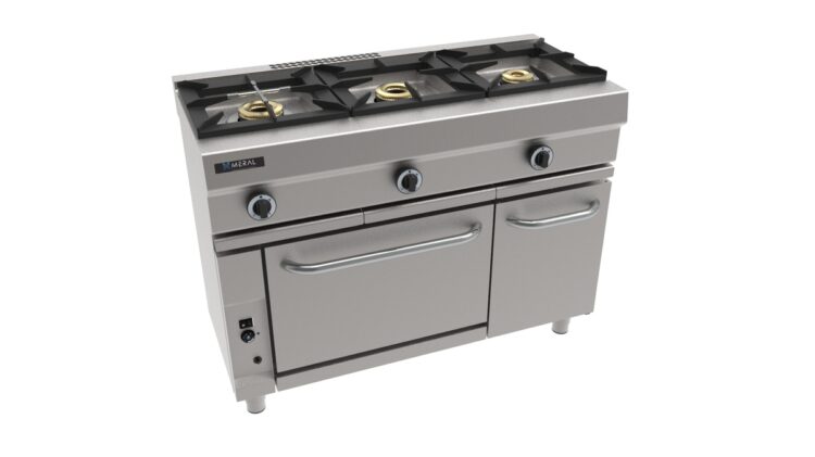 Cocina 3 Fuegos con Horno Meral MERCOOK MUEBLE 55-3F