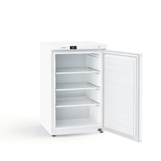 Mini congelador vertical blanco para hostelería