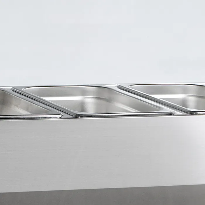 Cubetas para la vitrina de ingredientes de Tefcold
