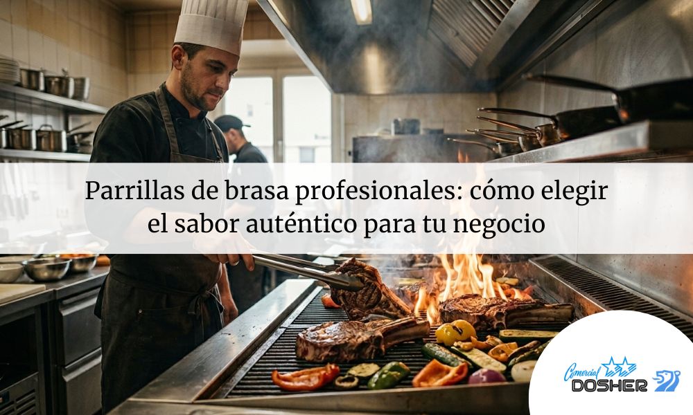 Parrillas brasa profesional para hostelería